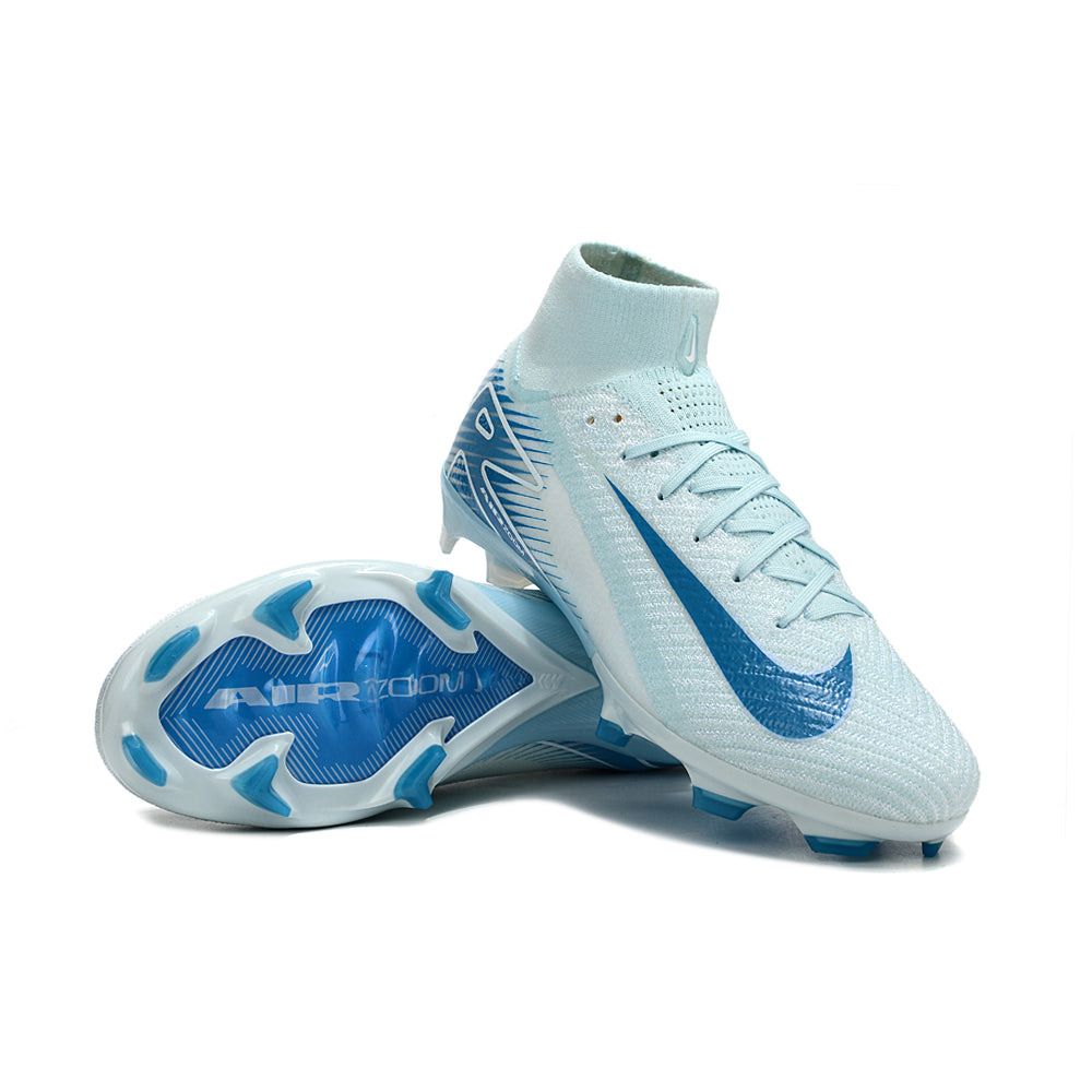 Chuteira Campo Nike Air Zoom Mercurial Superfly 10 Elite FG Azul 