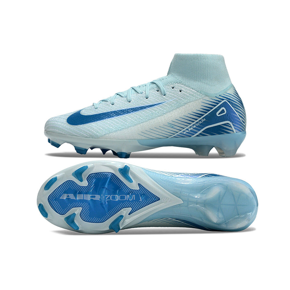 Chuteira Campo Nike Air Zoom Mercurial Superfly 10 Elite FG Azul 