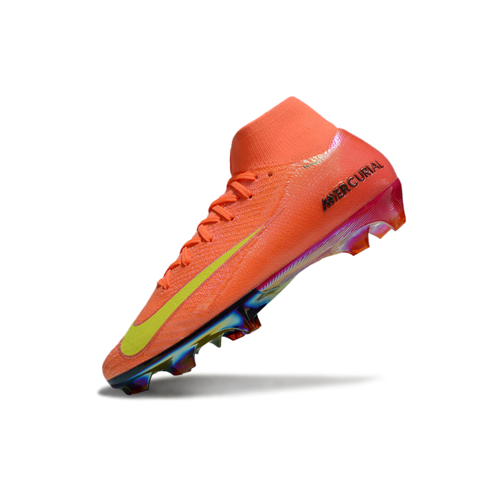 Chuteira Campo Nike Air Zoom Mercurial Superfly 10 Elite FG Laranja 
