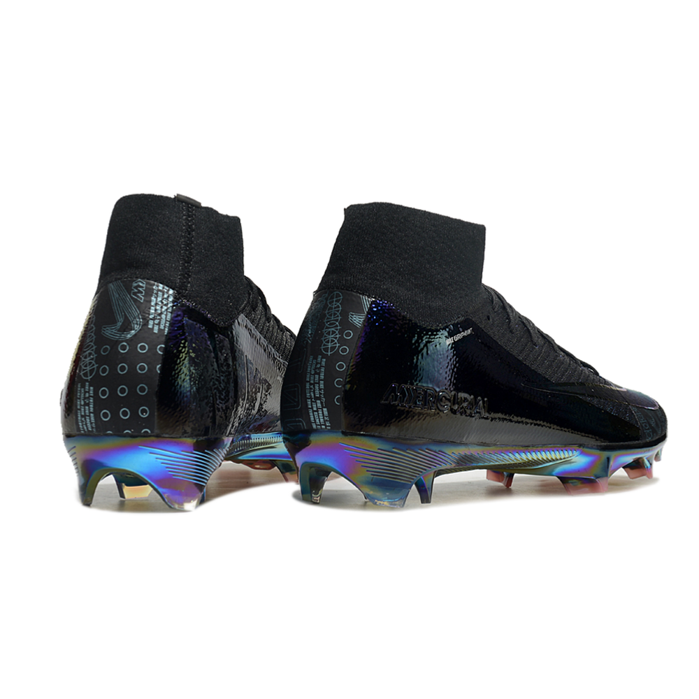 Chuteira Campo Nike Air Zoom Mercurial Superfly 10 Elite FG Preta 