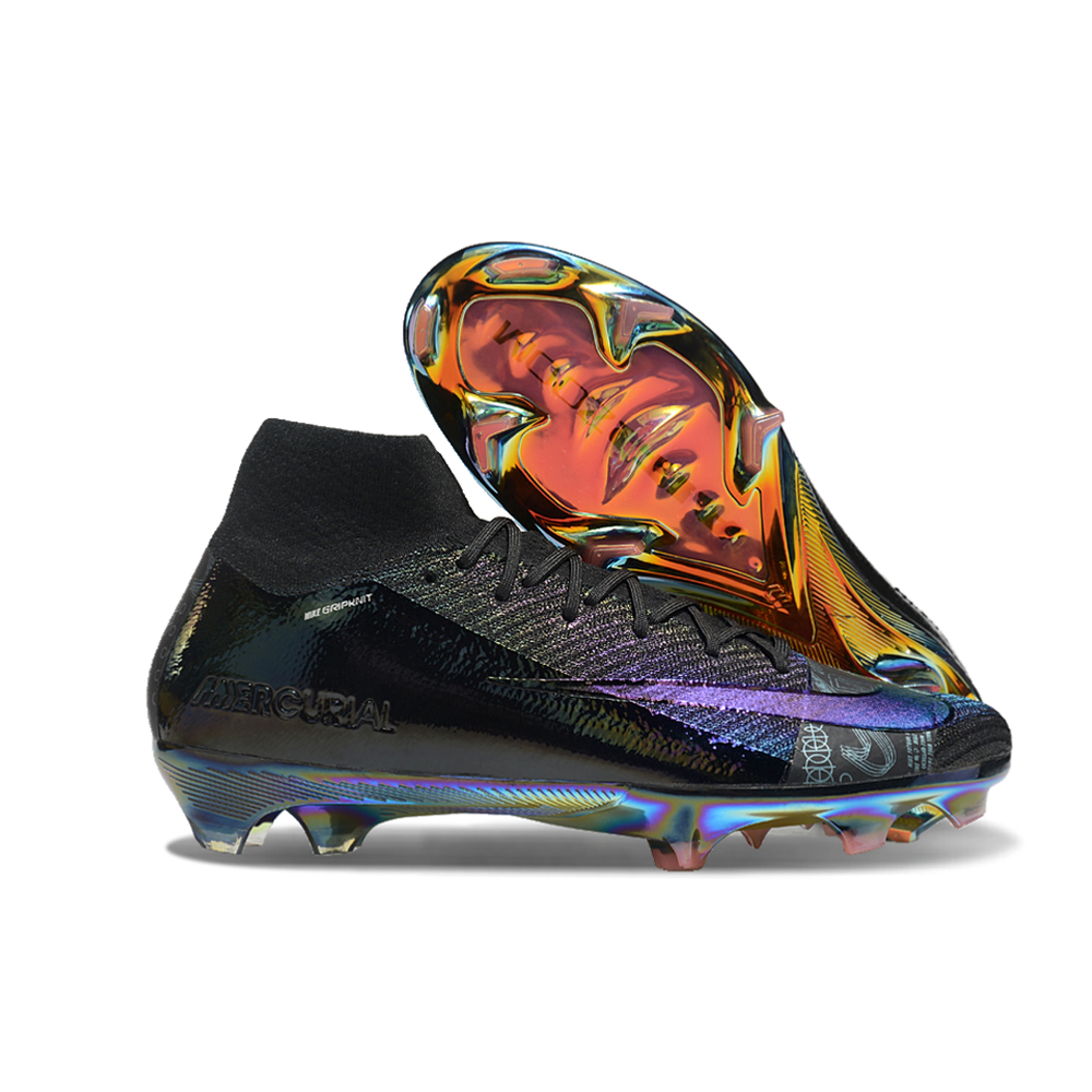 Chuteira Campo Nike Air Zoom Mercurial Superfly 10 Elite FG Preta 