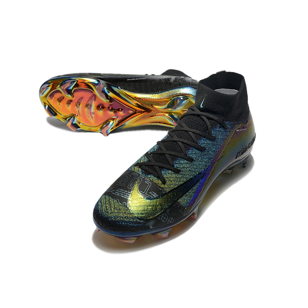 Chuteira Campo Nike Air Zoom Mercurial Superfly 10 Elite FG Preta 