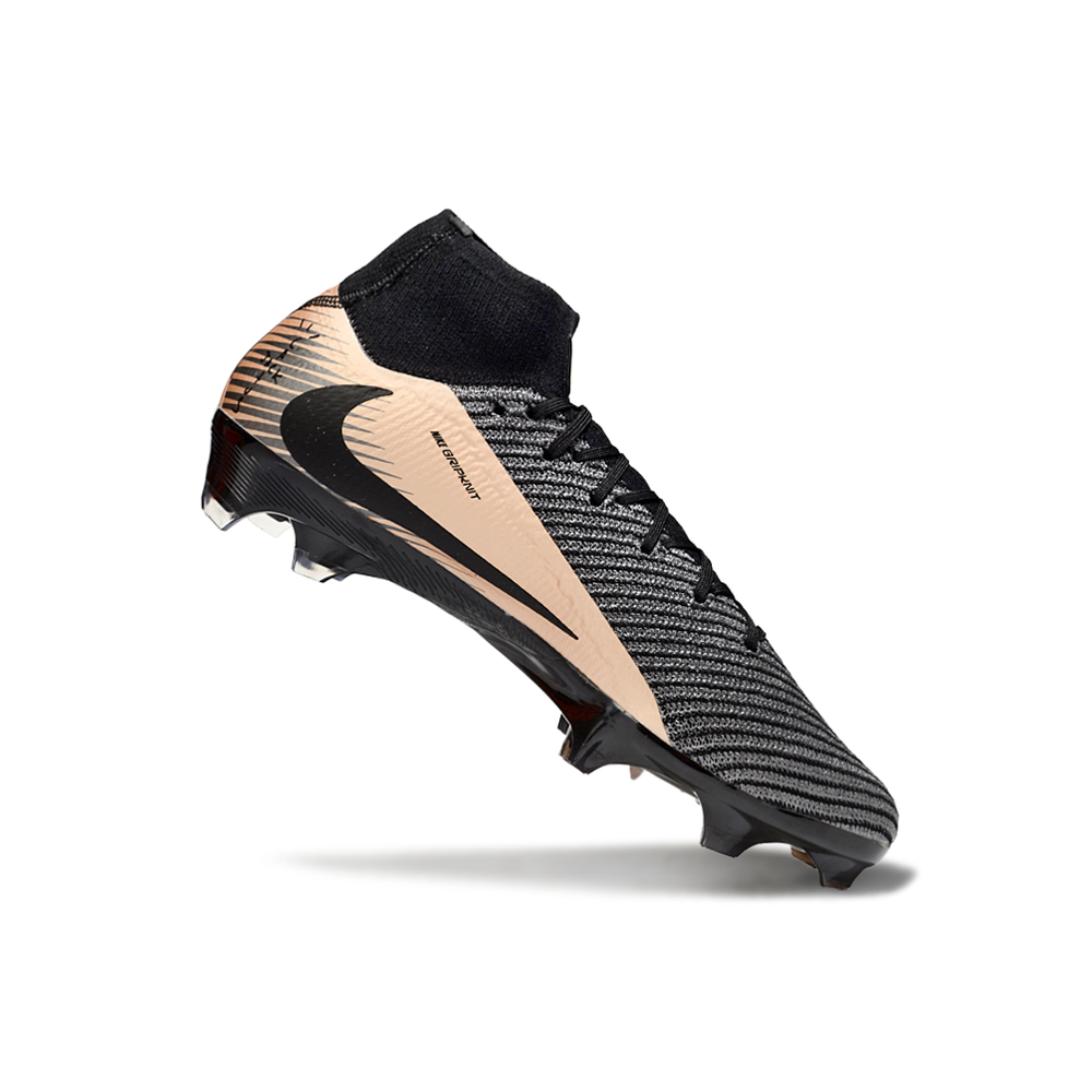Chuteira Campo Nike Air Zoom Mercurial Superfly 10 Elite FG Preto e Cobre