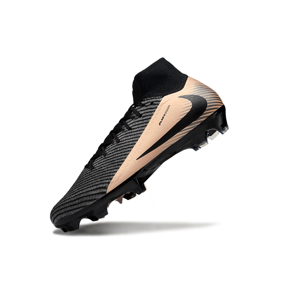 Chuteira Campo Nike Air Zoom Mercurial Superfly 10 Elite FG Preto e Cobre
