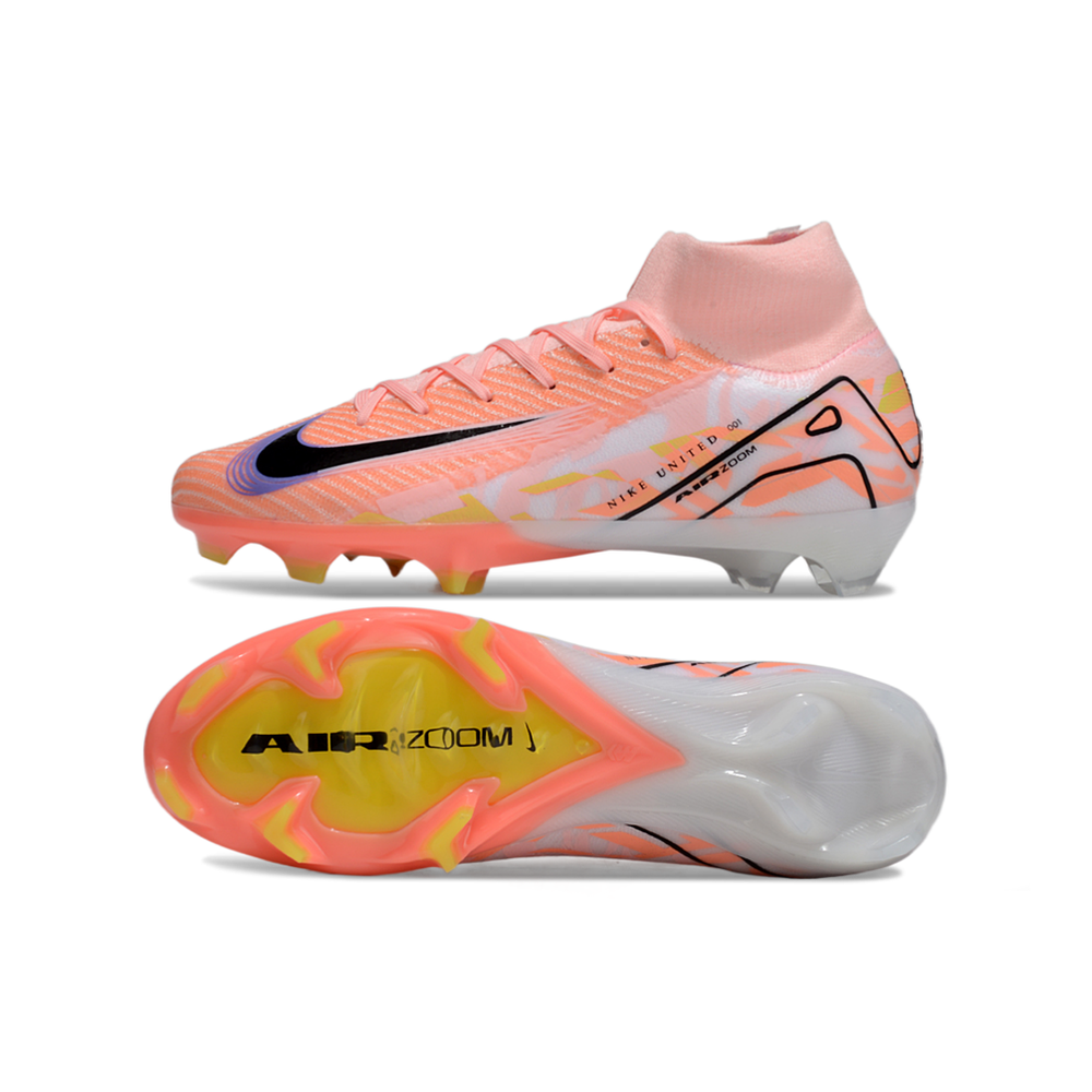Chuteira Campo Nike Air Zoom Mercurial Superfly 10 Elite FG Rosa