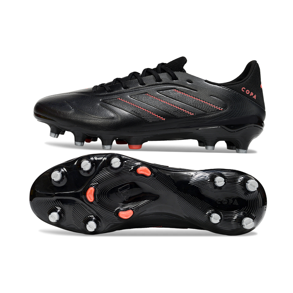 Chuteira Campo Adidas Copa Pure II Elite FG Preta e Vermelha
