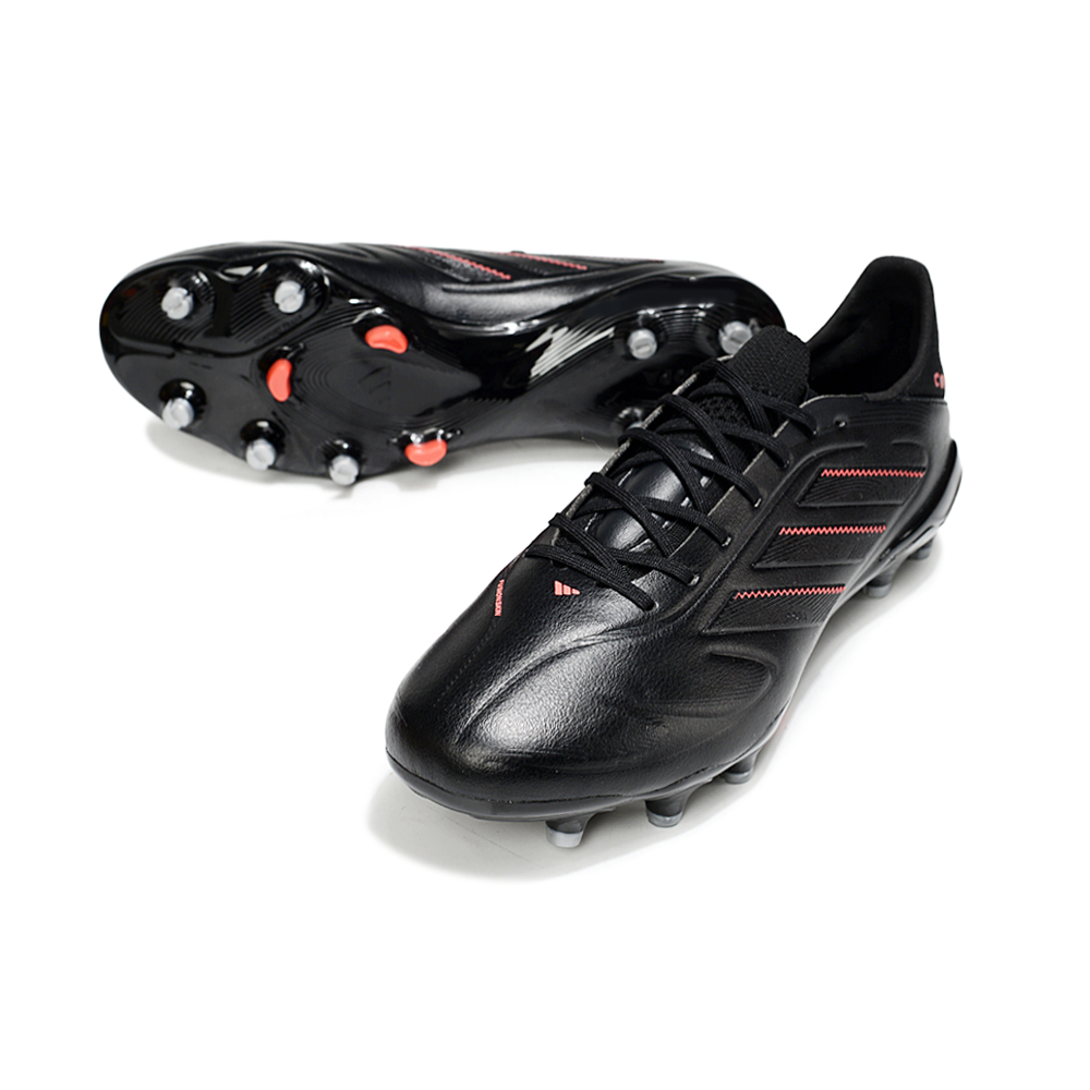 Chuteira Campo Adidas Copa Pure II Elite FG Preta e Vermelha