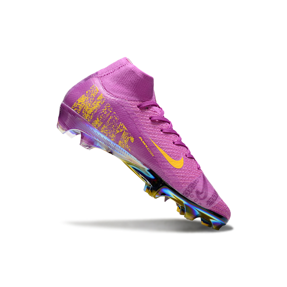 Chuteira Campo Nike Air Zoom Mercurial Superfly 10 Elite FG Roxa