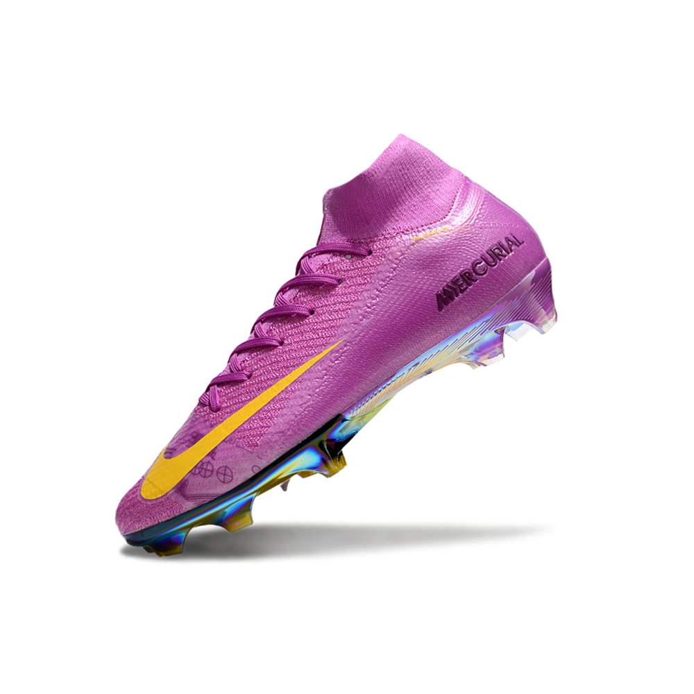 Chuteira Campo Nike Air Zoom Mercurial Superfly 10 Elite FG Roxa