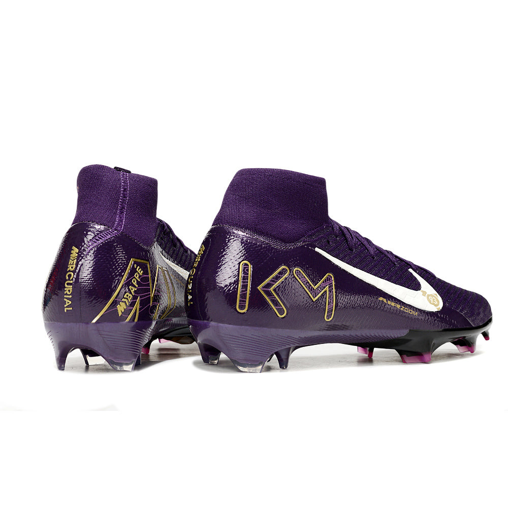 Chuteira Campo Nike Air Zoom Mercurial Superfly 10 Elite FG Roxa 