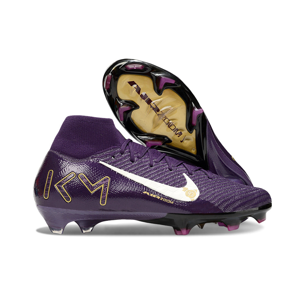 Chuteira Campo Nike Air Zoom Mercurial Superfly 10 Elite FG Roxa 