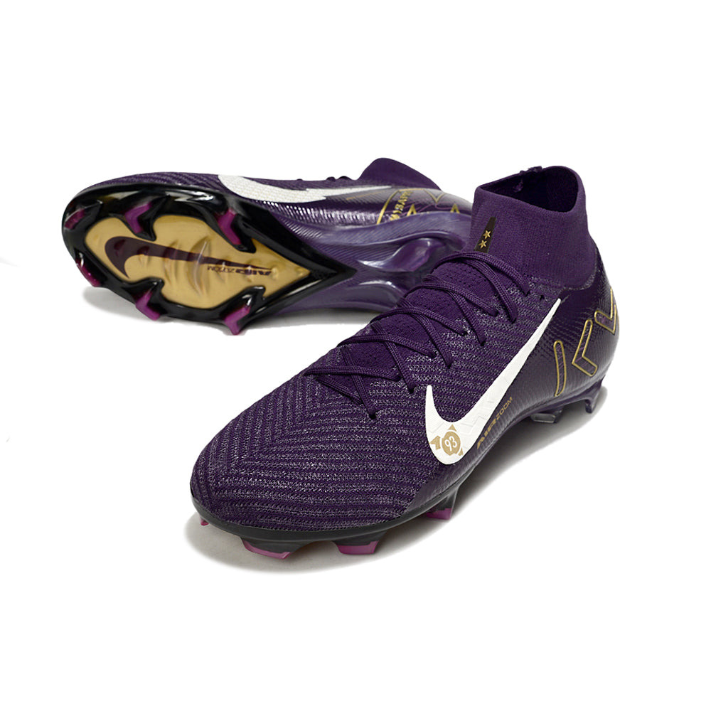 Chuteira Campo Nike Air Zoom Mercurial Superfly 10 Elite FG Roxa 
