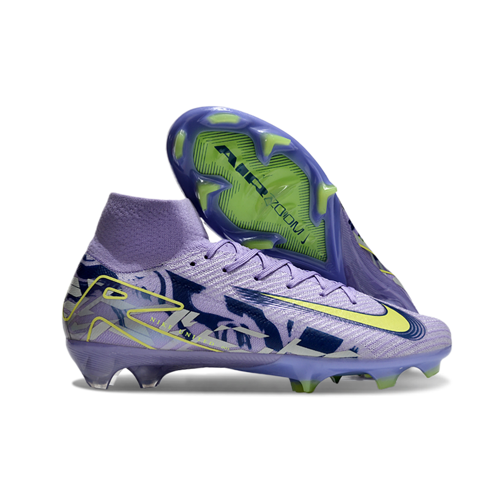 Chuteira Campo Nike Air Zoom Mercurial Superfly 10 Elite FG Roxa 