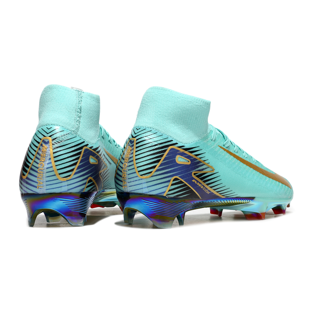 Chuteira Campo Nike Air Zoom Mercurial Superfly 10 Elite FG Verde