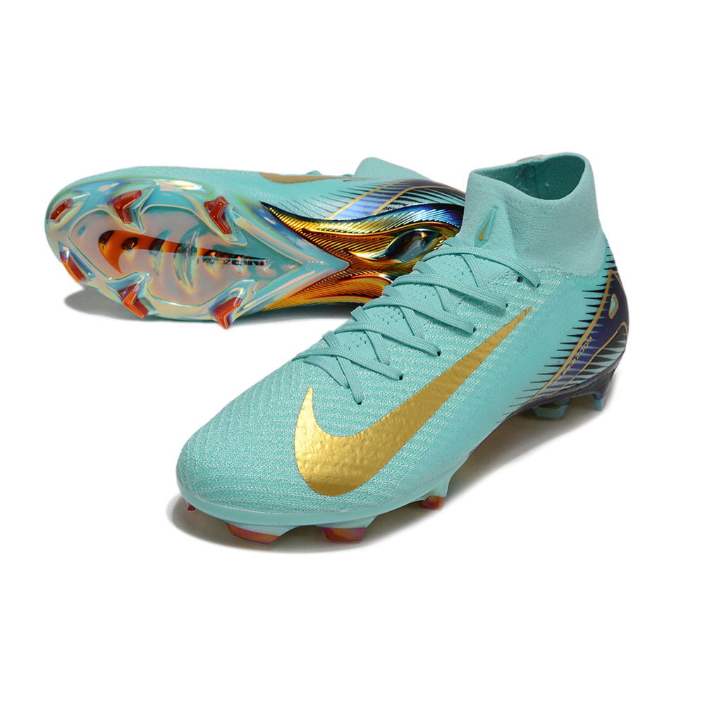 Chuteira Campo Nike Air Zoom Mercurial Superfly 10 Elite FG Verde