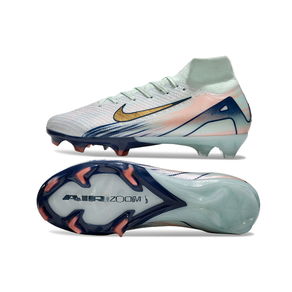 Chuteira Campo Nike Air Zoom Mercurial Superfly 10 Elite FG Verde 