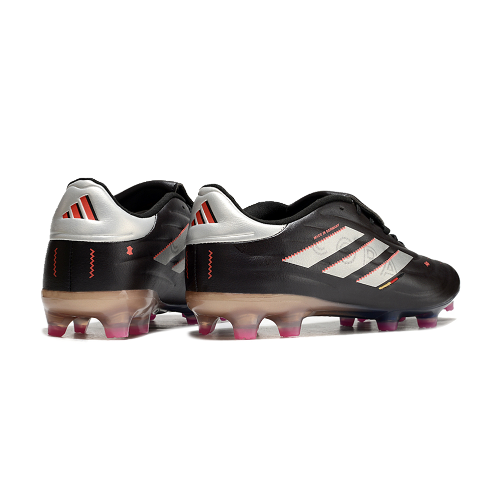 Chuteira Campo Adidas Copa Pure II Elite FG Preto e Metálico 